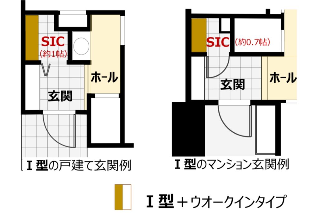 住宅の玄関を拝見